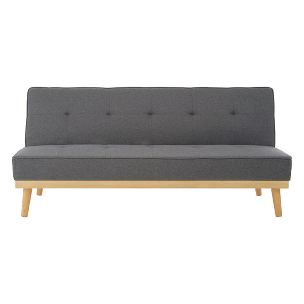 Beau Monde Beaumonde Home Stockholm 3 Seat Grey Sofa Bed