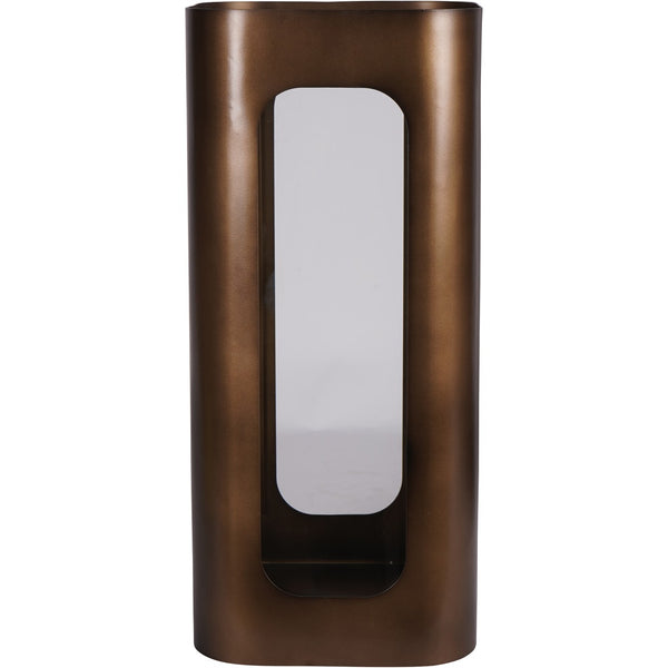 Beau Monde Beaumonde Home Thorpe Metal And Glass Hurricane