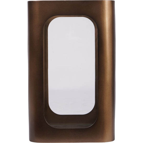 Beau Monde Beaumonde Home Thorpe Metal And Glass Hurricane