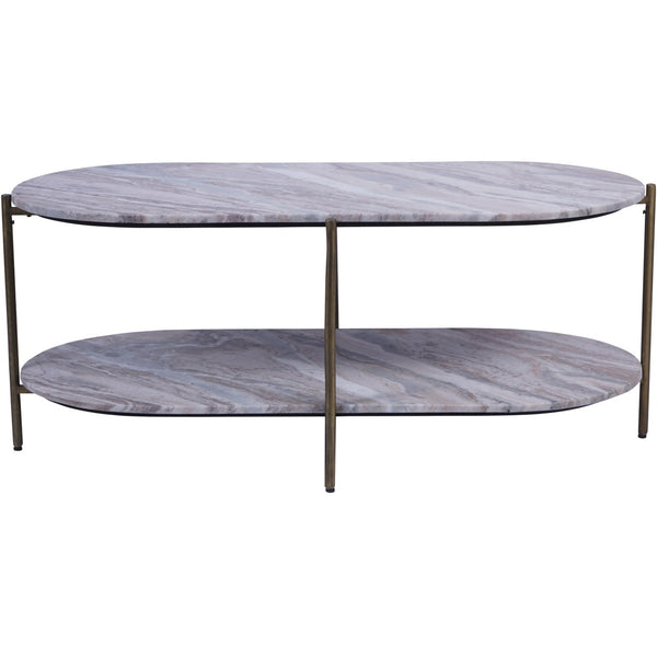 beau monde Beaumonde Home Toronto Marble Top and Base Coffee Table