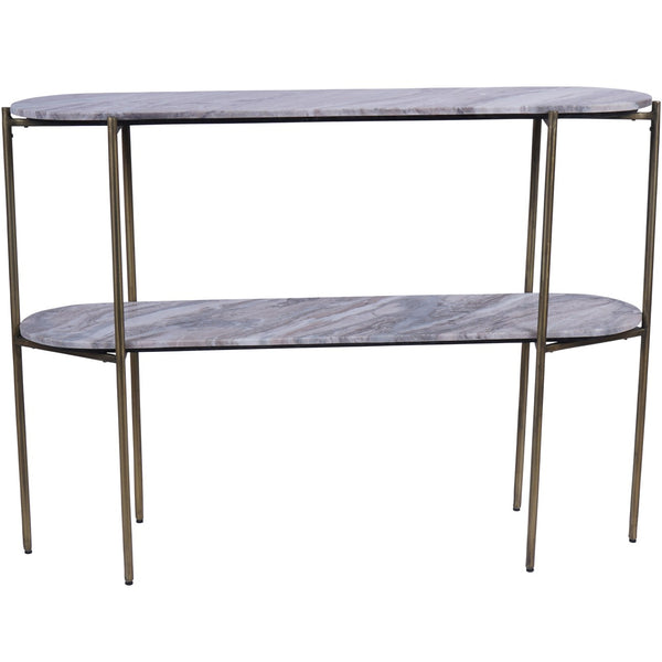 Beau Monde Beaumonde Home Toronto Marble Top And Base Console Table