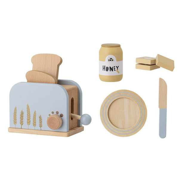 beau monde Bloomingville Adda Wooden Toy Breakfast Play Food Set