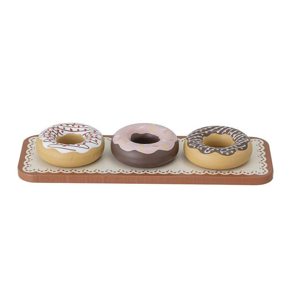 Beau Monde Bloomingville Elsie Doughnuts Cake Wooden Play Food Toy Set