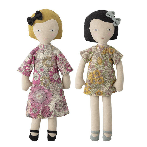 Beau Monde Bloomingville Molly And Vida Plush Toy Rag Doll Set