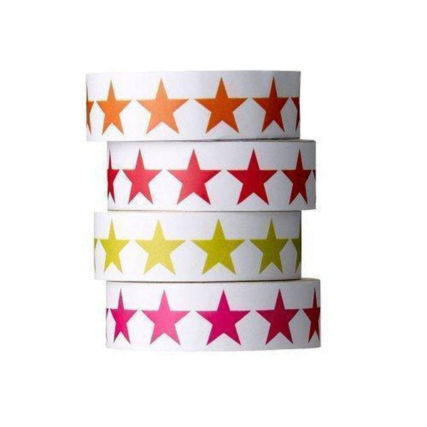 beau monde Bloomingville Neon Stars Washi Crafting Tape