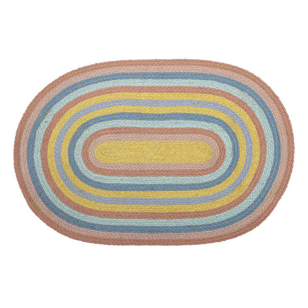 beau monde Bloomingville Ralia Kids Rainbow Flatweave Rug