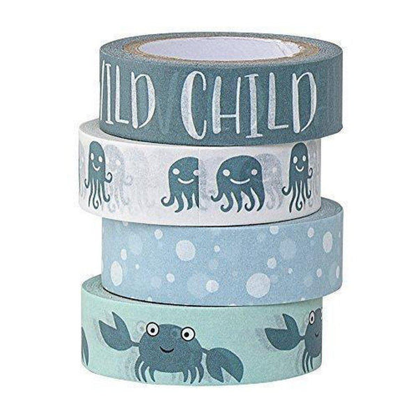 beau monde Bloomingville Seaside Blue Washi Crafting Tape