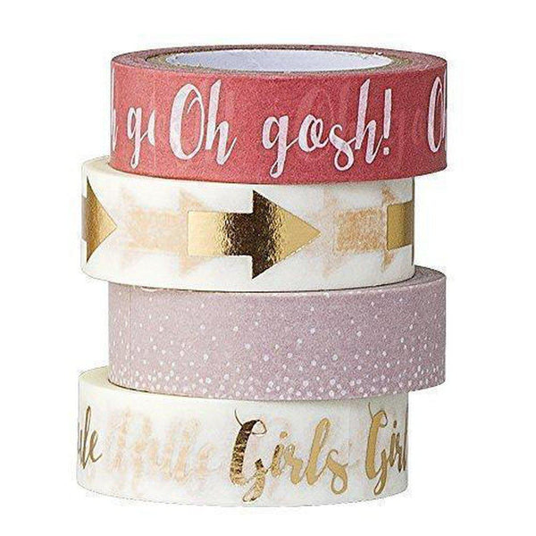 Beau Monde Bloomingville Washi Crafting Tape Gold Pinks Set