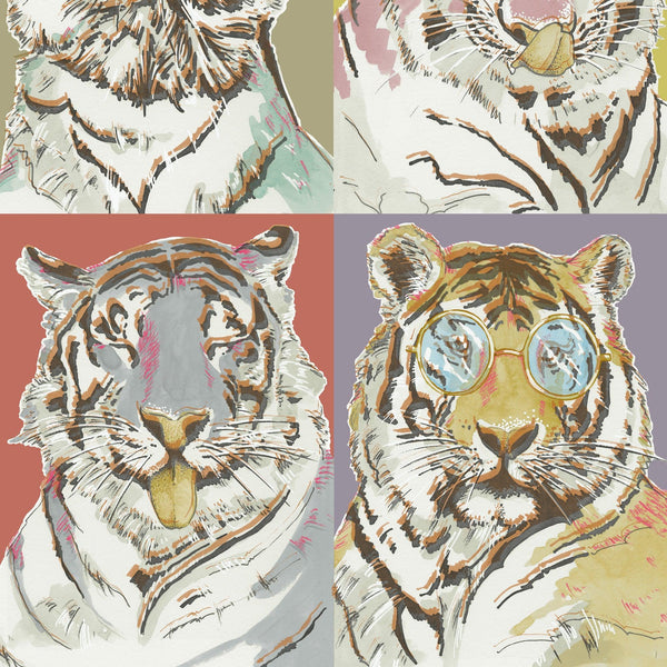 beau monde Brand McKenzie Roar Emotions Wallpaper - Multi