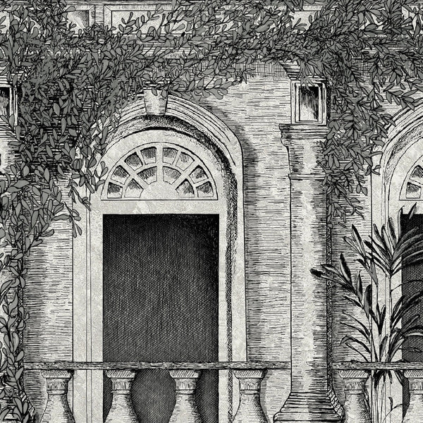 beau monde Brand McKenzie The Architecture Grey Wallpaper
