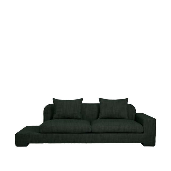Beau Monde Broste Copenhagen Bay Chaise Longue Green Melange - Right Sided
