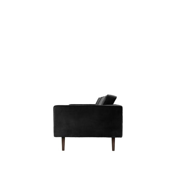 Beau Monde Broste Copenhagen Wind Velvet Large Sofa In Black