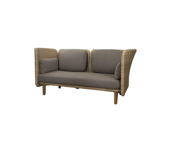 beau monde Cane-line Arch 2-Seater Sofa with Low Arm & Backrest