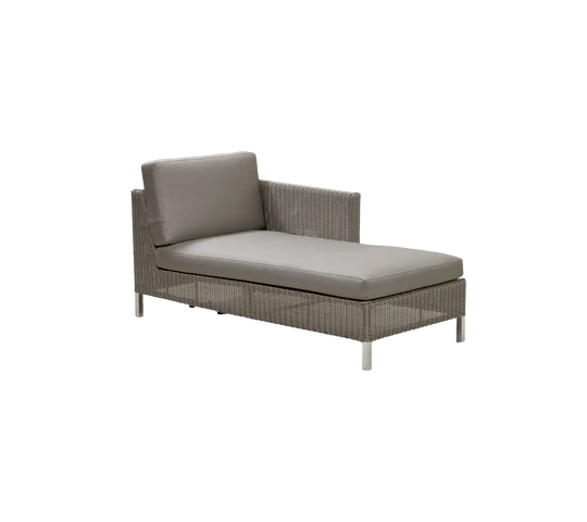 Beau Monde Cane-line Connect Chaise Lounge Module Left