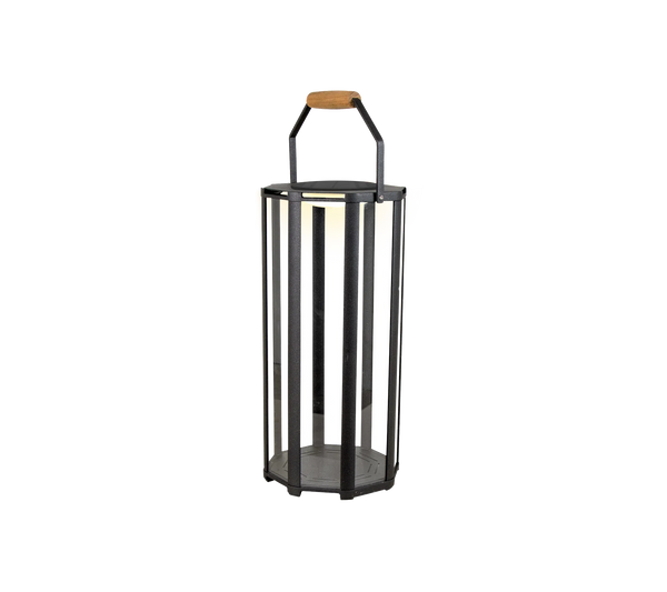 Beau Monde Cane-line Lightlux Lantern With Teak Handle