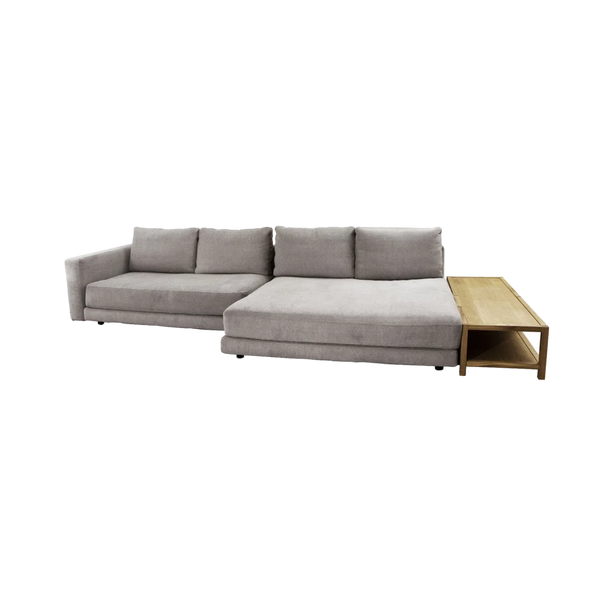 Beau Monde Cane-line Scale 2-Seater Sofa With Double Daybed Armrest & Table