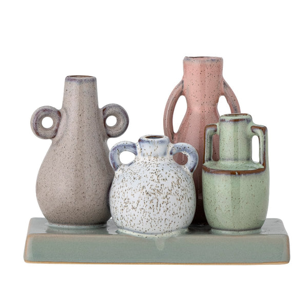 beau monde Creative Collection Aidan Green Stoneware Vase Set