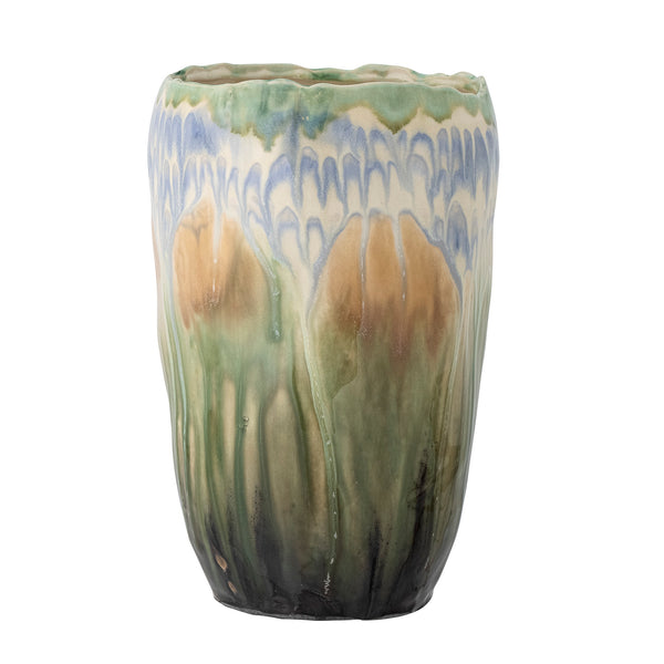 Beau Monde Creative Collection Mahasti Stoneware Vase - Green