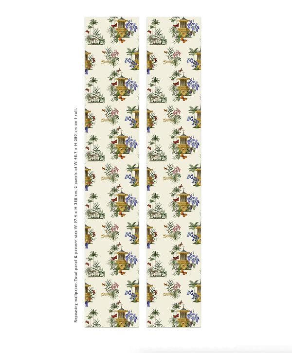 Beau Monde Creative Lab Amsterdam Asian Botanical Garden Vanilla Repetitive Wallpaper