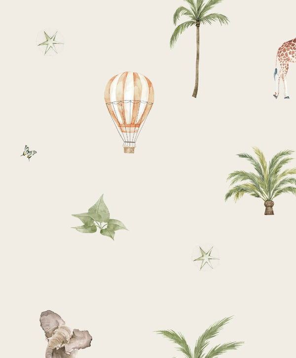 Beau Monde Creative Lab Amsterdam Go Go Safari Repetitive Wallpaper