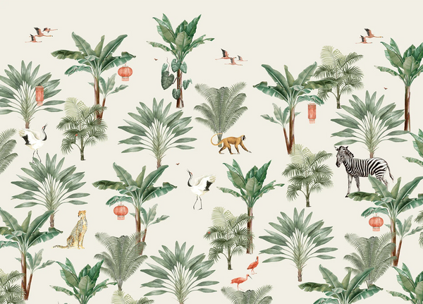 Beau Monde Creative Lab Amsterdam Lovely Jungle Wallpaper Mural