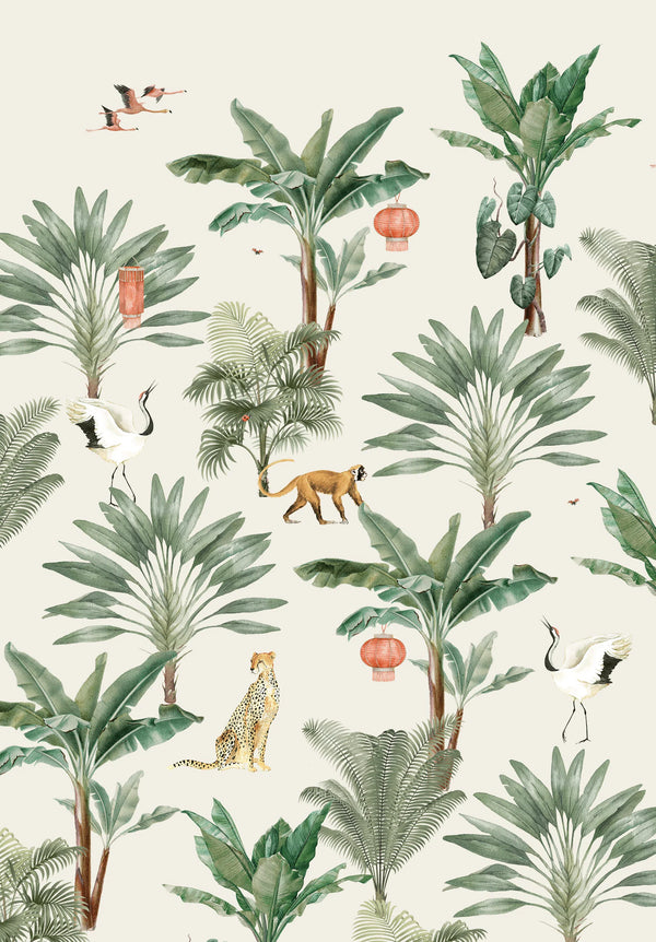 Beau Monde Creative Lab Amsterdam Lovely Jungle Wallpaper Mural