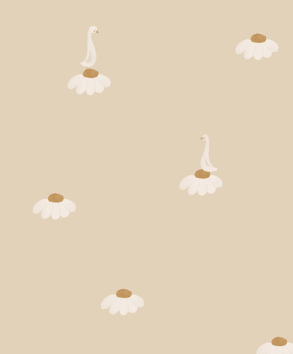 Beau Monde Creative Lab Amsterdam Sweet Camomile Soft Almond Repetitive Wallpaper