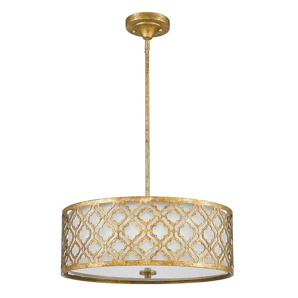 Beau Monde Elstead Lighting Arabella 3 Light Duo-Mount Large Pendant