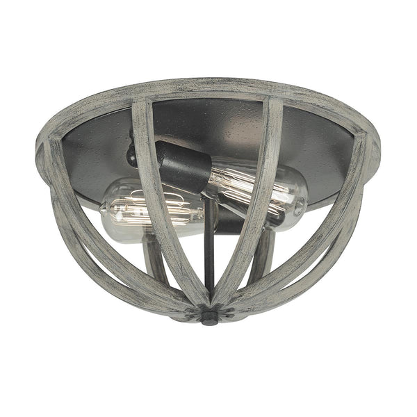 Beau Monde Elstead Lighting Feiss Allier Flush Mount - Weathered Oak