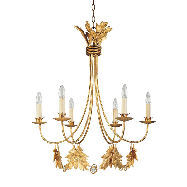 Beau Monde Elstead Lighting Flambeau Sweet Olive 6 Light Chandelier