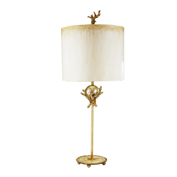 beau monde Elstead Lighting Flambeau Trellis 1 Light Table Lamp