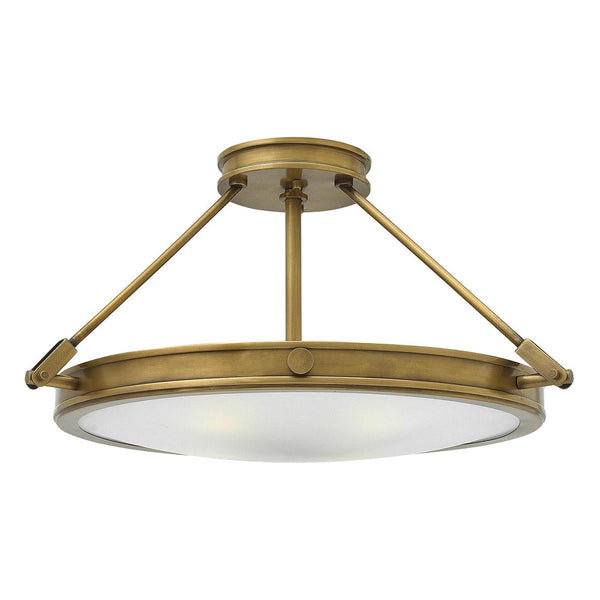 Beau Monde Elstead Lighting Hinkley Collier 4 Light Large Semi-Flush