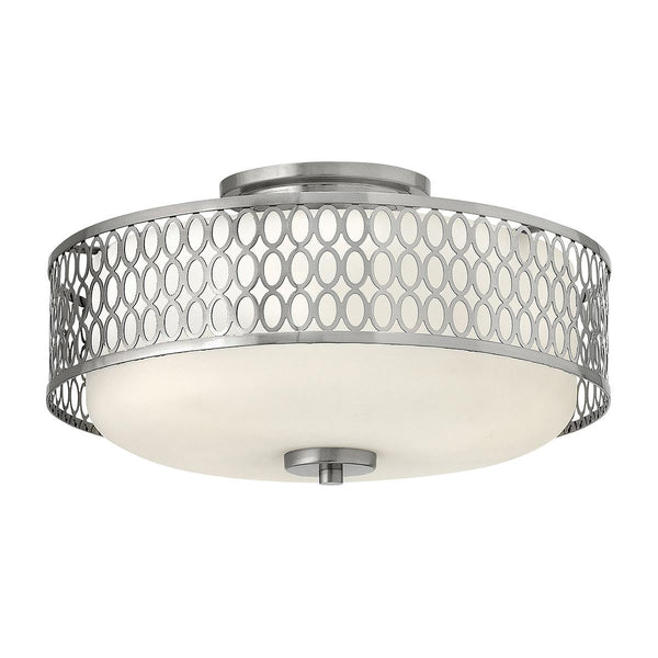 Beau Monde Elstead Lighting Hinkley/ Fredrick Ramond Jules 3 Light Flush Mount