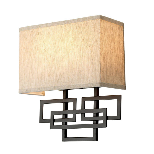 beau monde Elstead Lighting Hinkley Lanza 2 Light Wall Light