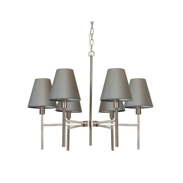 beau monde Elstead Lighting Lucerne 6 Light Chandelier