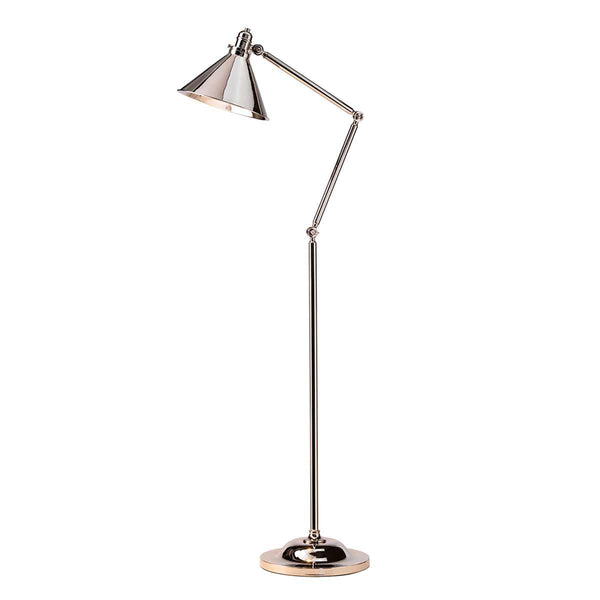 beau monde Elstead Lighting Provence 1 Light Floor Lamp - Polished Nickel