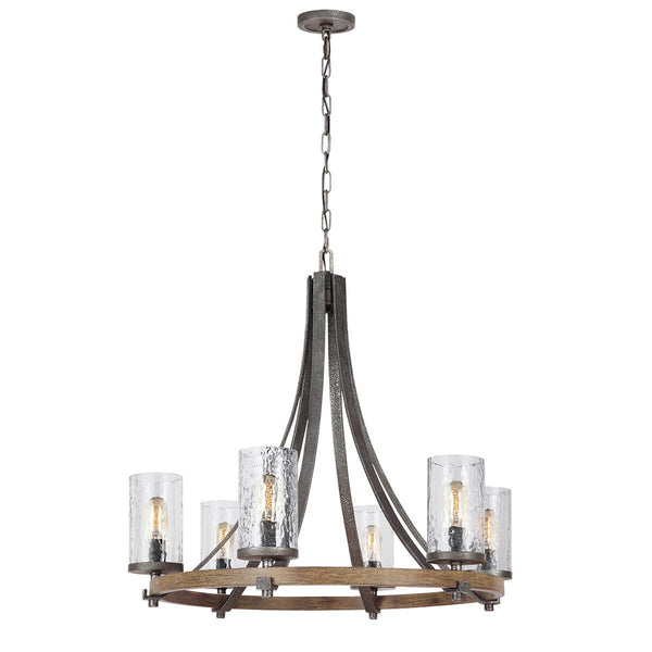 beau monde Elstead Lighting Quintesse Angelo 6 Light Chandelier