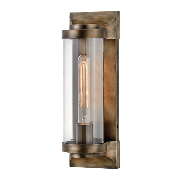 beau monde Elstead Lighting Quintesse Pearson 1 Light Medium Wall Lantern - Bronze