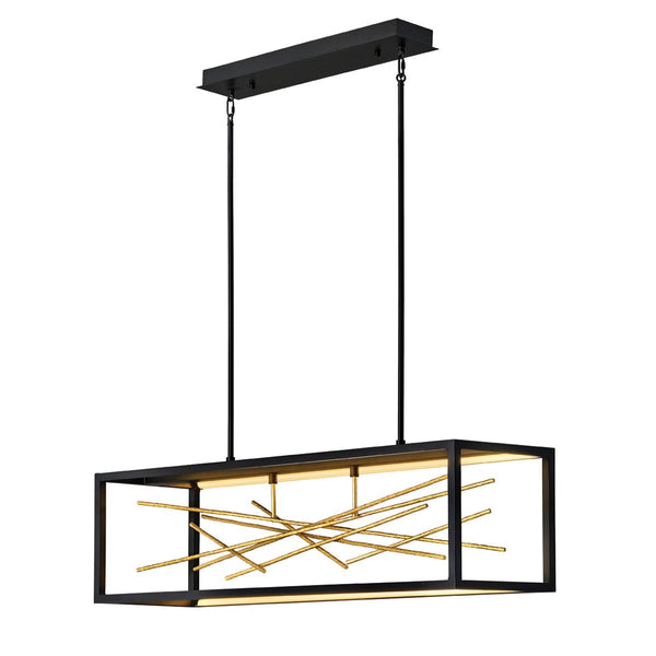 beau monde Elstead Lighting Quintesse Styx LED Island Pendant