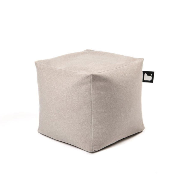 Beau Monde Extreme Lounging B-Box Brushed Suede Stool