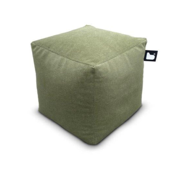 beau monde Extreme Lounging B-Box Brushed Suede Stool