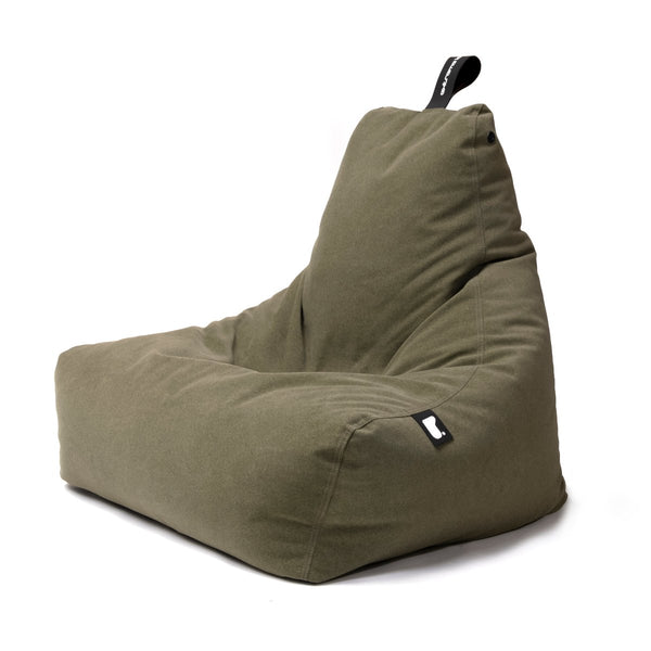 Beau Monde Extreme Lounging Mighty B-Bag Luxury Indoor Faux Suede Chair
