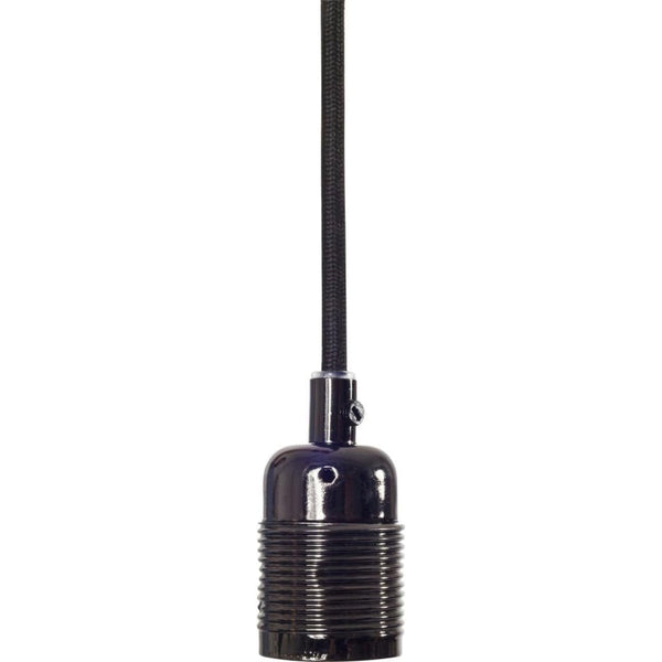 beau monde Frama E27 Pendant Black Chrome / Black Cable