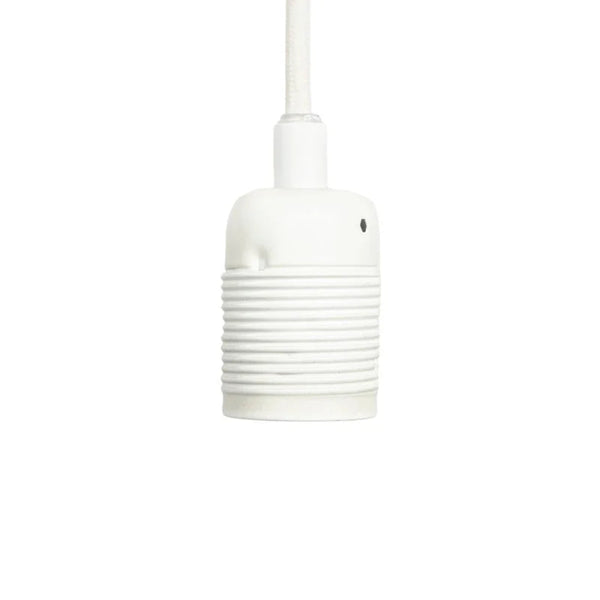 beau monde Frama E27 Pendant Matt White / White Cable