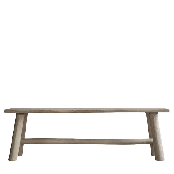 Beau Monde Gallery Direct Alberta Bench Natural Rustic 145x350x440mm