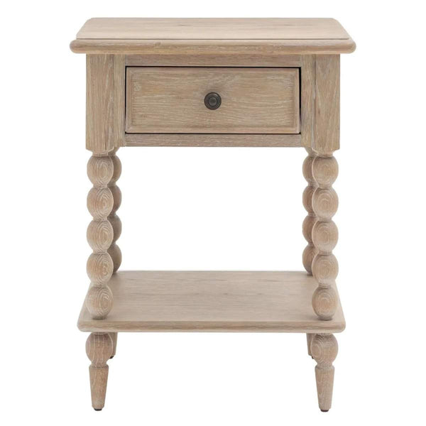 beau monde Gallery Direct Artisan 1 Drawer Bedside 470x400x600mm