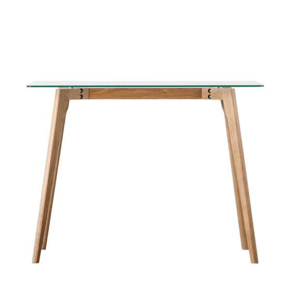 beau monde Gallery Direct Blair Desk Oak 1000x500x750mm