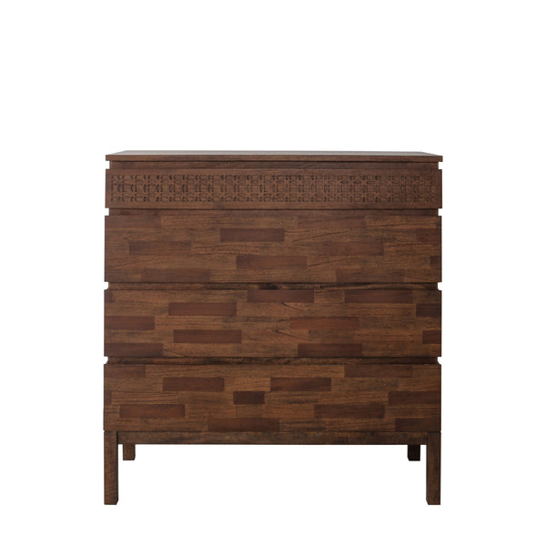 beau monde Gallery Direct Boho Retreat 4 Drawer Chest 1000x460x1040mm