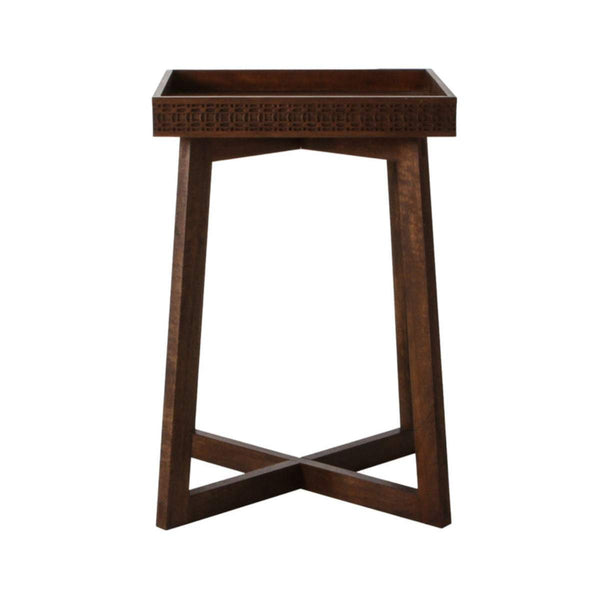 Beau Monde Gallery Direct Boho Retreat Bedside Table 460x460x665mm