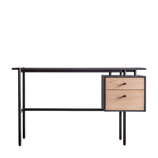 Beau Monde Gallery Direct Carbury 2 Drawer Desk 1300x500x750mm